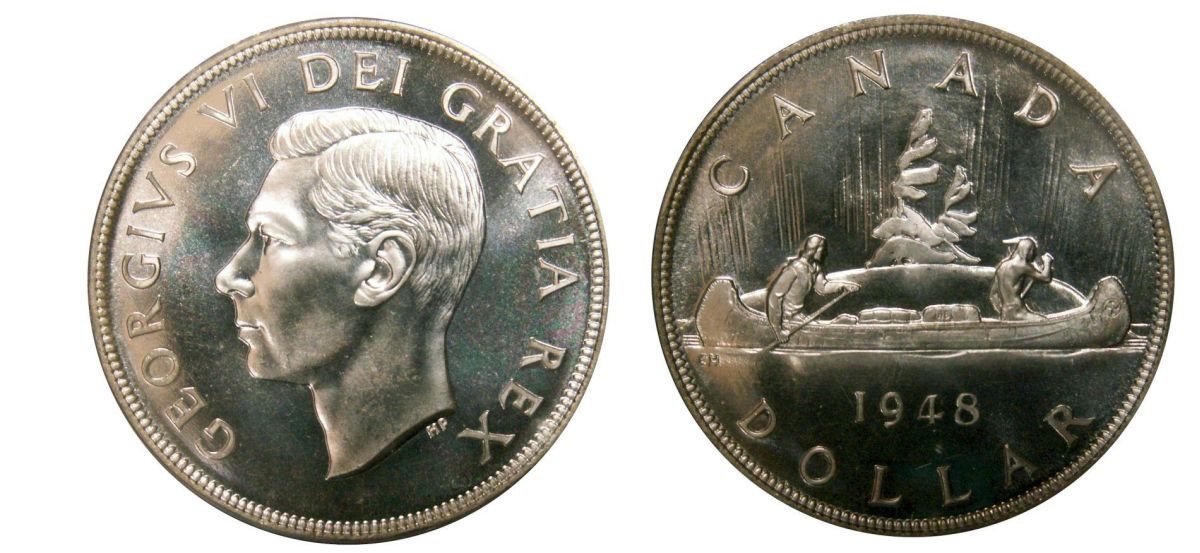 1948 Silver Dollar Graded MS 66